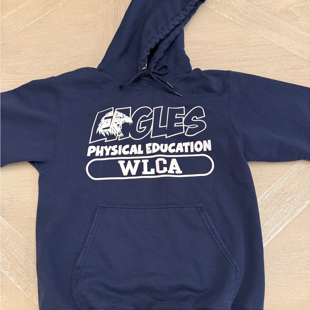 Navy Blue Eagles Hoodie Physical Education